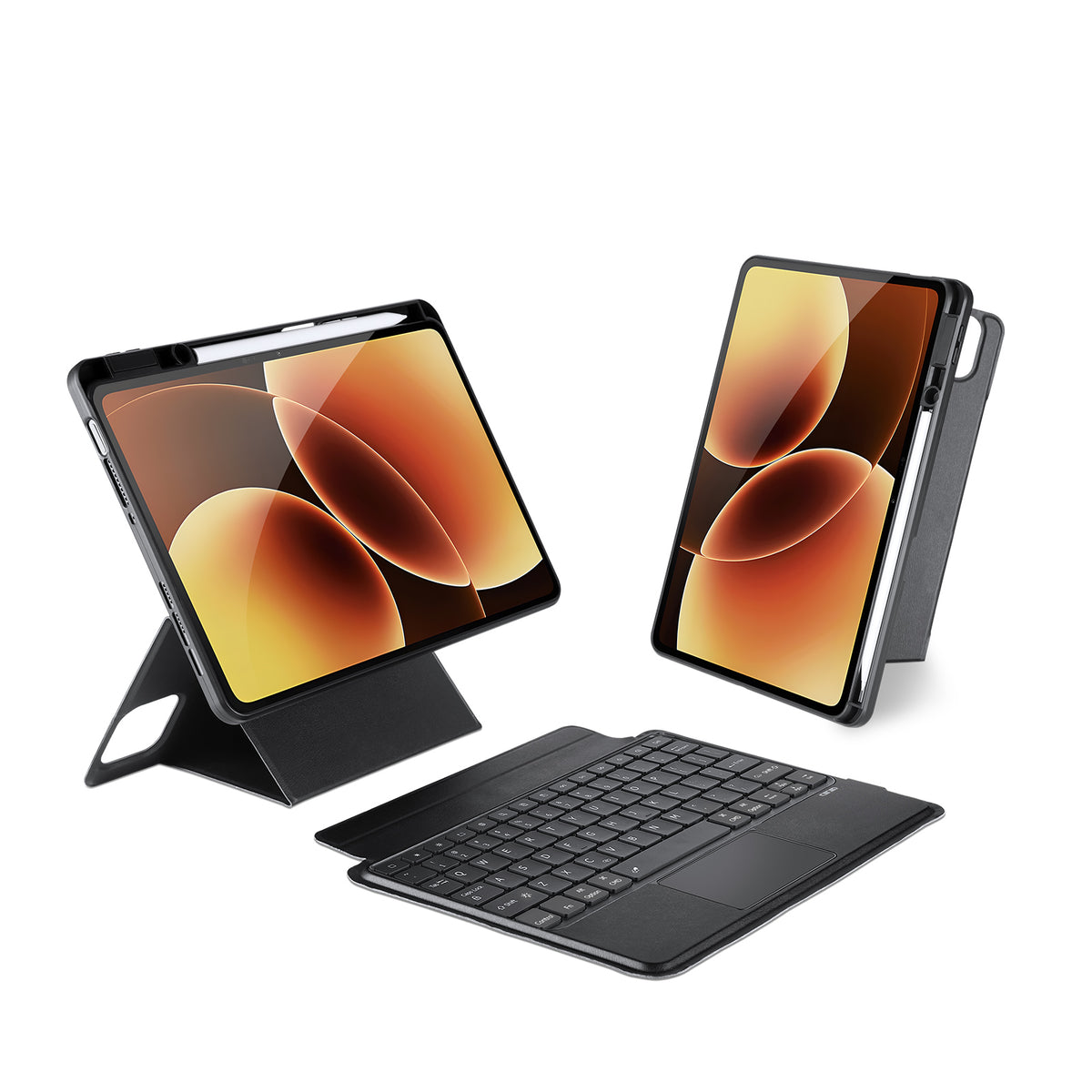 DUX DUCIS For Xiaomi Pad 8 Pro / Pad 8 / Pad 7 Pro / Pad 7  DK Series Bluetooth-Compatible Keyboard (English) with Leather Tablet Case