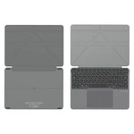 Bluetooth-compatible Keyboard with Touchpad Ultra Thin Wireless Keyboard Foldable Stand Case