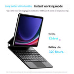 Magnetic Floating Bluetooth-compatible Keyboard for Samsung Galaxy Tab S11/S10 FE/S9/S8/S7 Keyboard Case