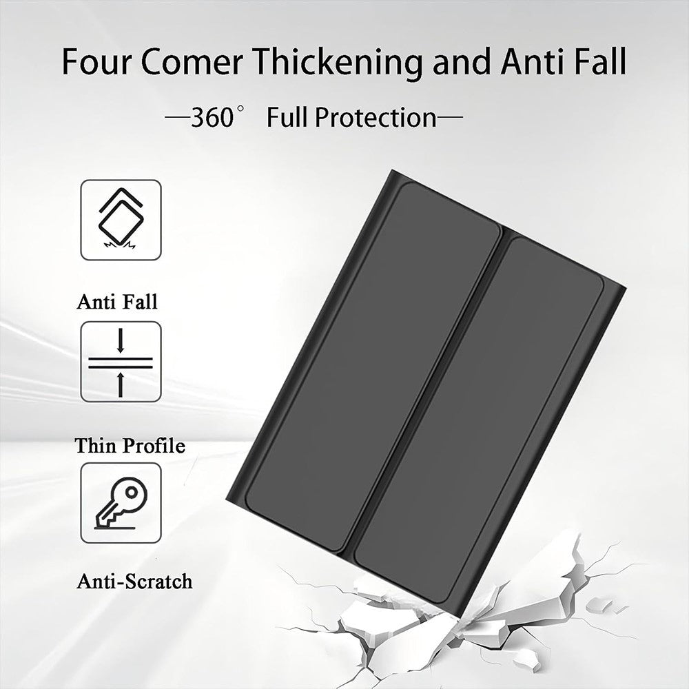 Bluetooth-kompatibelt tastatur til Lenovo Idea Tab / M11 / K11 (TB336FU / TB330FU) aftageligt tastaturcover med mus