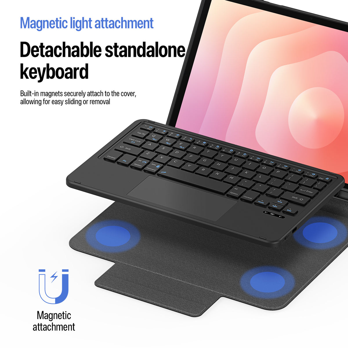 Dux Ducis for Samsung Galaxy Tab S11 DUX DUCIS YK Series Wireless Keyboard Case Detachable Trackpad Bluetooth-compatible Keyboard Cover