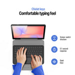 Dux Ducis for Samsung Galaxy Tab S10 FE / Galaxy Tab S9 FE / Galaxy Tab S9 / Galaxy Tab S10 Lite DUX DUCIS YK Series Wireless Keyboard Case Detachable Trackpad Bluetooth-compatible Keyboard Cover