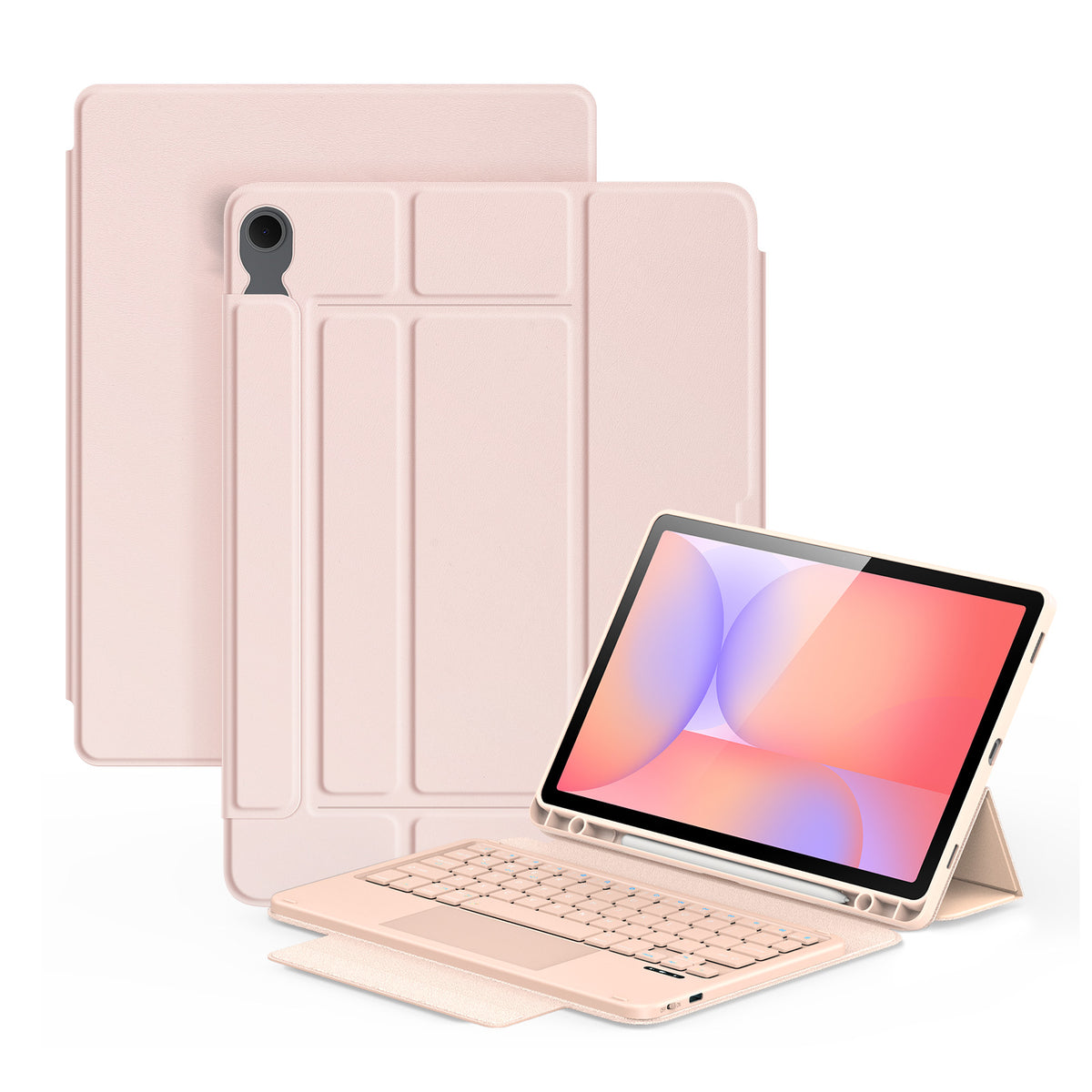 Dux Ducis for Samsung Galaxy Tab S10 FE / Galaxy Tab S9 FE / Galaxy Tab S9 / Galaxy Tab S10 Lite DUX DUCIS YK Series Wireless Keyboard Case Detachable Trackpad Bluetooth-compatible Keyboard Cover