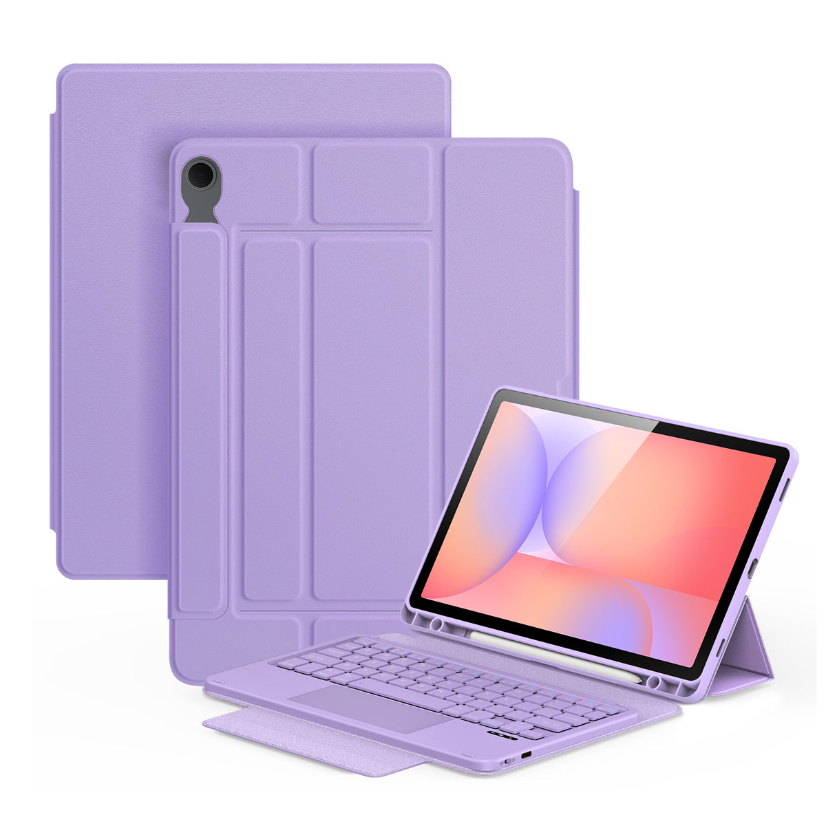 Dux Ducis for Samsung Galaxy Tab S10 FE / Galaxy Tab S9 FE / Galaxy Tab S9 / Galaxy Tab S10 Lite DUX DUCIS YK Series Wireless Keyboard Case Detachable Trackpad Bluetooth-compatible Keyboard Cover