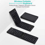 COTECI 64017 Wireless Foldable Bluetooth-compatible Keyboard Portable Keypad Keyboard for Android iOS Windows