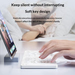 HB-028 Foldable Keyboard Mouse Set with Phone Stand Dual-Mode Mouse and Bluetooth-compatible Keyboard  for Tablet Phone