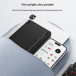 HB-028 Foldable Keyboard Mouse Set with Phone Stand Dual-Mode Mouse and Bluetooth-compatible Keyboard  for Tablet Phone