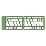 K143 Dual Folding Bluetooth-compatible Keyboard 67 Keys Wireless Portable Keyboard for iOS Android Windows Mac