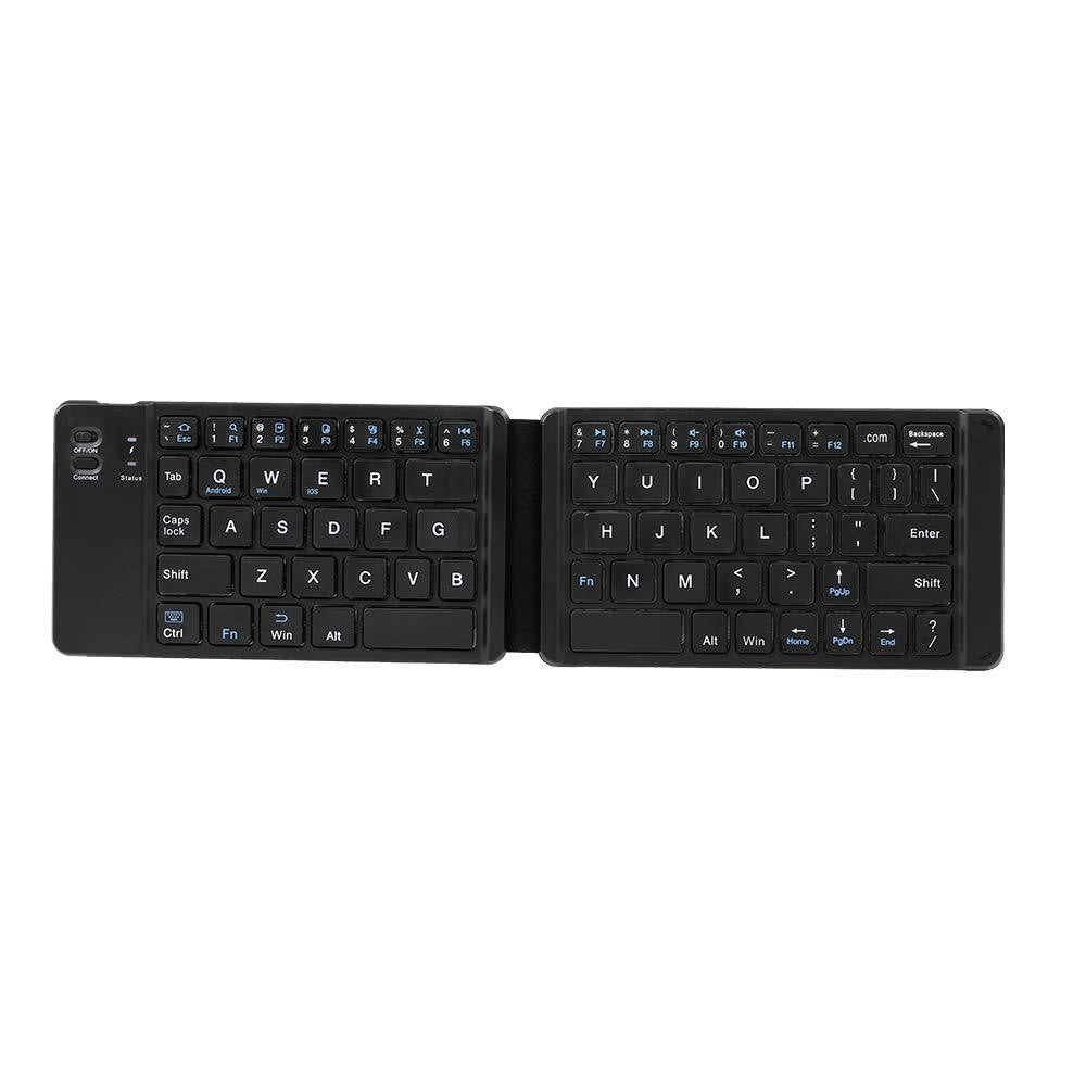 F68 Folding Bluetooth-compatible Keyboard 65 Keys Wireless Keypad for Computer/Tablet/Smartphones