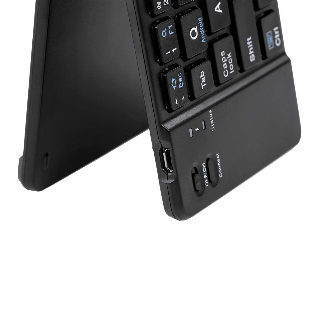 F68 Folding Bluetooth-compatible Keyboard 65 Keys Wireless Keypad for Computer/Tablet/Smartphones