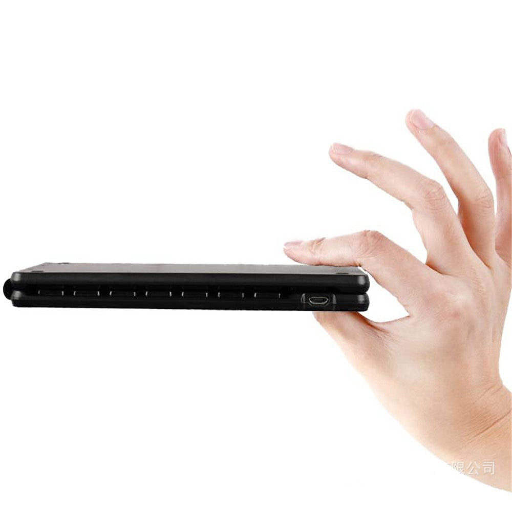 F68 Folding Bluetooth-compatible Keyboard 65 Keys Wireless Keypad for Computer/Tablet/Smartphones