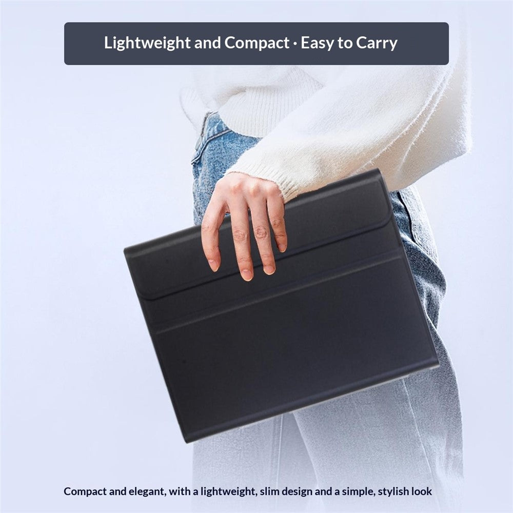 AH36 For Huawei MatePad Pro Max Detachable Bluetooth-compatible Keyboard Case Ultra Slim PU Leather+TPU Protective Cover
