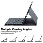 AH36 For Huawei MatePad Pro Max Detachable Bluetooth-compatible Keyboard Case Ultra Slim PU Leather+TPU Protective Cover