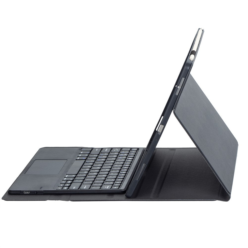 AH36-A for Huawei MatePad Pro Max Detachable Bluetooth-compatible Keyboard with Touchpad + Leather Protective Cover