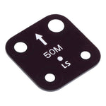 For Realme C25Y RMX3265 RMX3268 Rear Back Camera Lens Cover Replacement Part (without Logo)