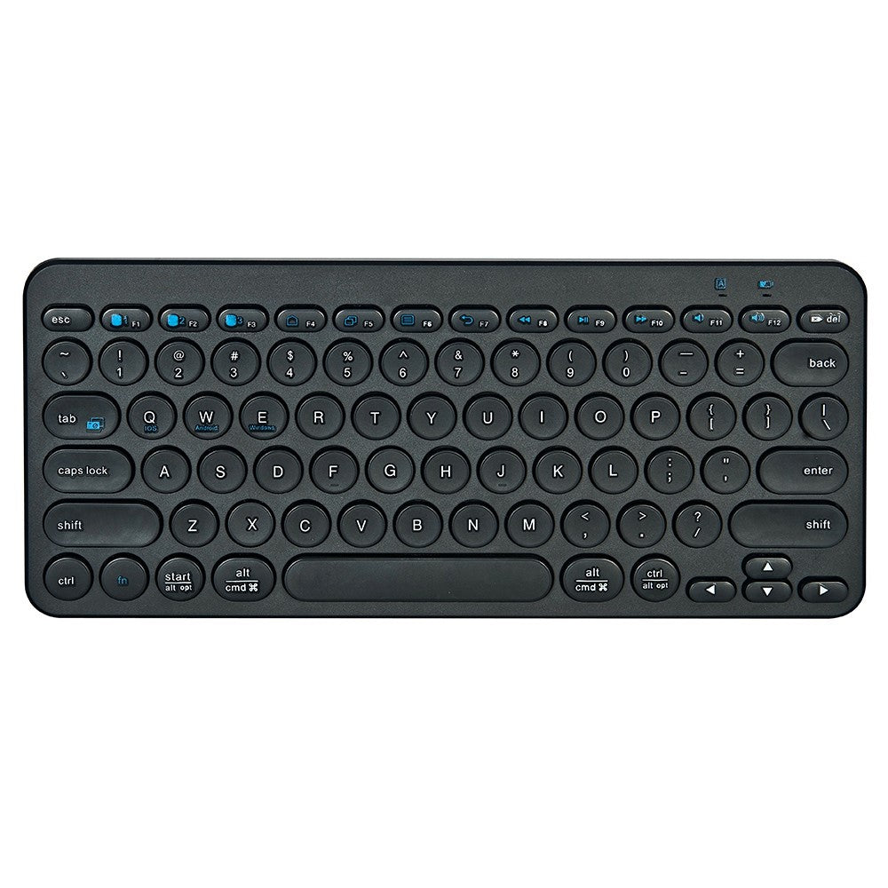 K380 Bluetooth 5.0 trådløst tastatur med 78 taster, støjsvagt tastatur til computer/laptop med runde tastehætter