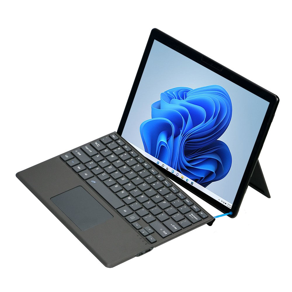 2089A for Microsoft Surface Pro 11 / 10 / 9 / 8 / X Laptop Magnetic Adsorption Bluetooth-compatible Wireless Keyboard with Touchpad
