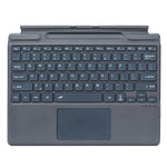 2089D for Microsoft Surface Pro 11 / 10 / 9 / 8 / X Magnetic Adsorption Colorful Light Bluetooth-compatible Wireless Keyboard with Touchpad
