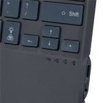 2089D for Microsoft Surface Pro 11 / 10 / 9 / 8 / X Magnetic Adsorption Colorful Light Bluetooth-compatible Wireless Keyboard with Touchpad