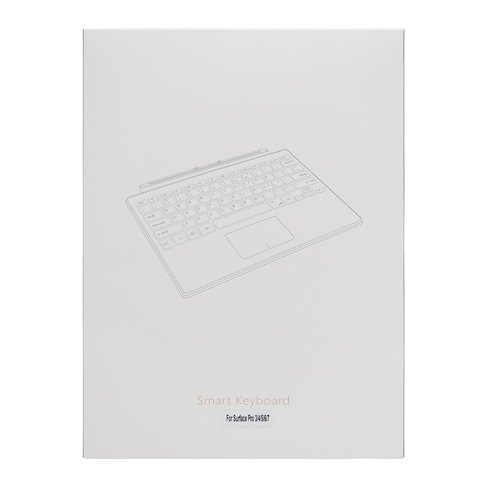 1089A for Microsoft Surface Pro 3 / 4 / 5 / 6 / 7 Laptop Magnetic Adsorption Bluetooth-compatible Wireless Keyboard with Touchpad