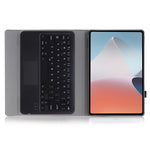OP12-A For Oppo Pad Air 14-inch Shockproof Stand Case + Bluetooth-compatible Keyboard with Touchpad Protective Leather Folio Flip Cover