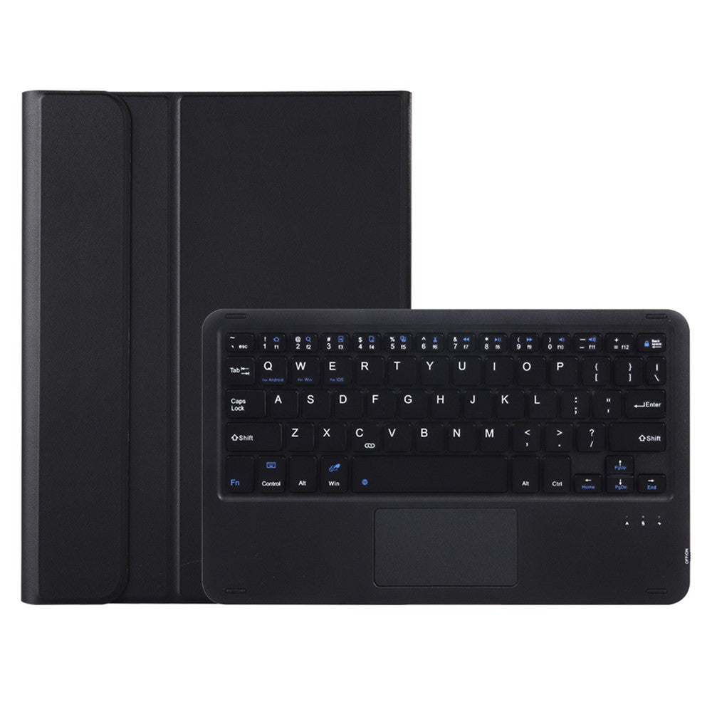 OP12-A For Oppo Pad Air 14-inch Shockproof Stand Case + Bluetooth-compatible Keyboard with Touchpad Protective Leather Folio Flip Cover