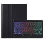 OP11-BS For Oppo Pad 11-inch Detachable Bluetooth-compatible Keyboard Case with 3-Color Backlit PU Leather+TPU Protective Cover