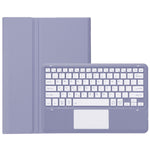 AH127-A For Honor Pad 8 Ultratyndt tabletcover i læder med stativfunktion + Bluetooth-kompatibelt tastatur med touchpad