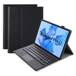 AHW12-A For Huawei MatePad Pro 11 (2022) Detachable Bluetooth-compatible Keyboard with TouchPad PU Leather+TPU Protective Case