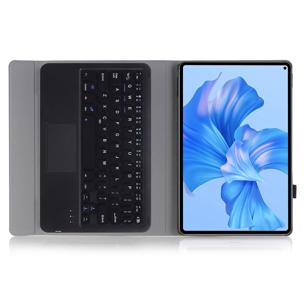 AHW12-A For Huawei MatePad Pro 11 (2022) Detachable Bluetooth-compatible Keyboard with TouchPad PU Leather+TPU Protective Case