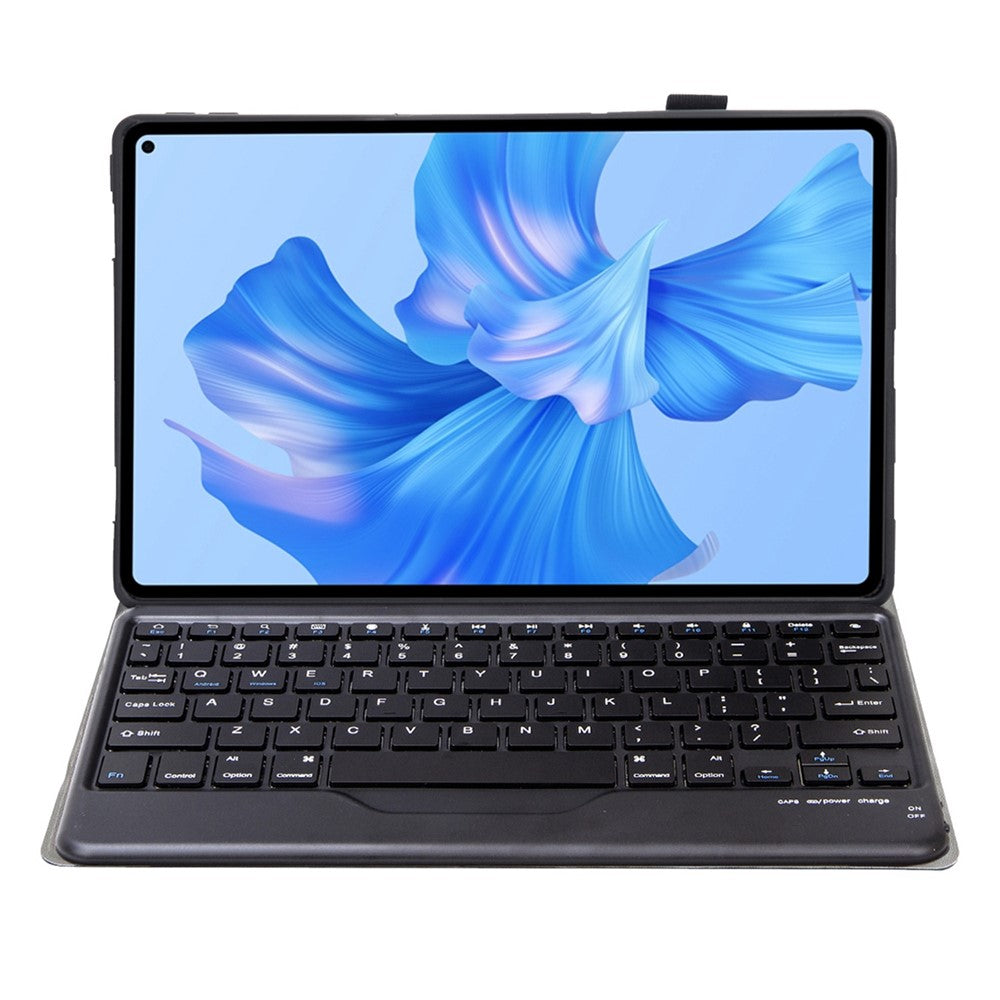 AHW12-B For Huawei MatePad Pro 11 (2022) Protective Case with Detachable Bluetooth-compatible Keyboard PU Leather+TPU Stand Cover