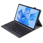 AHW12-B For Huawei MatePad Pro 11 (2022) Protective Case with Detachable Bluetooth-compatible Keyboard PU Leather+TPU Stand Cover