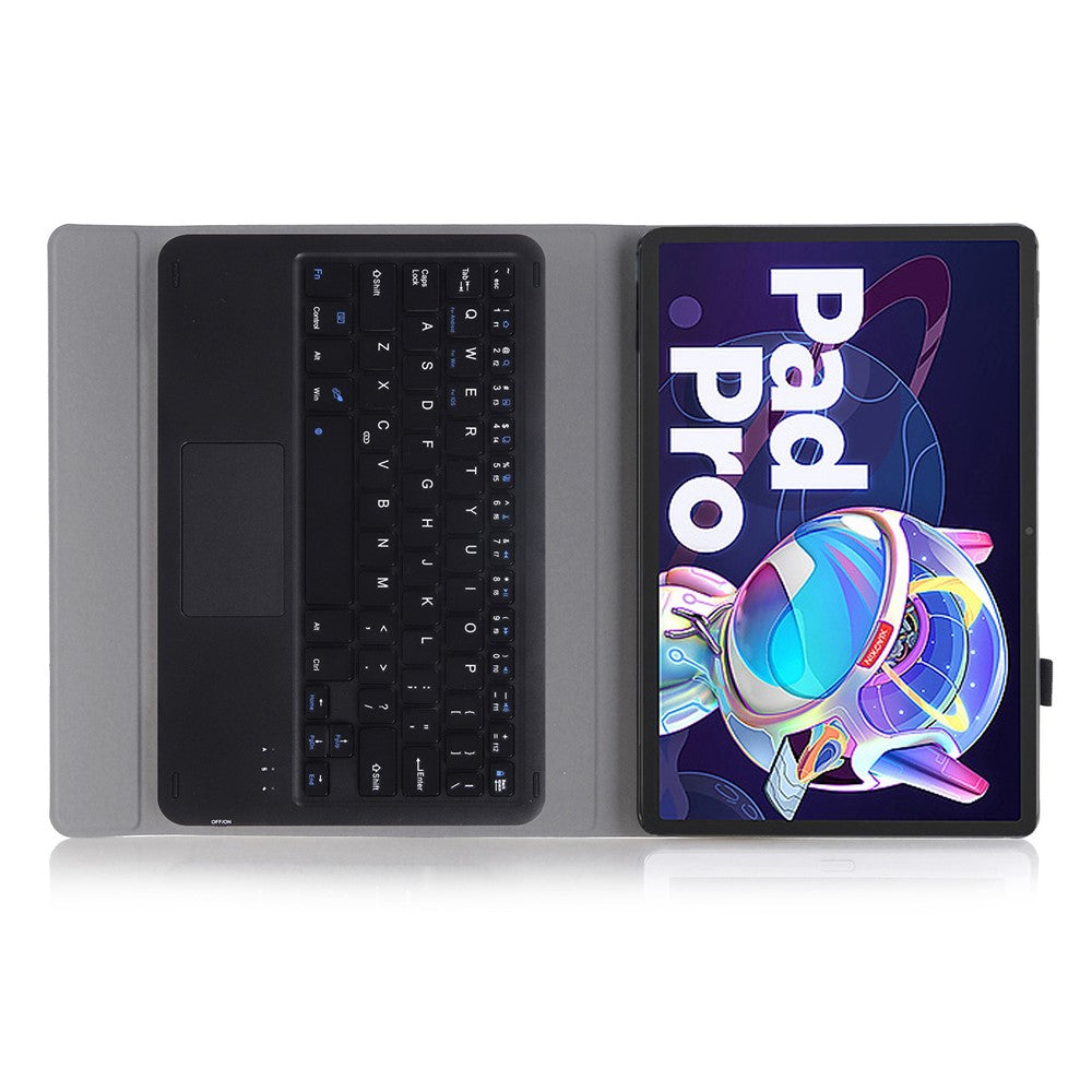 AM18-A til Lenovo Pad Pro 2022 11.2-tommer Aftageligt Bluetooth-kompatibelt Tastaturetui med TouchPad Anti-ridse Beskyttelsesetui