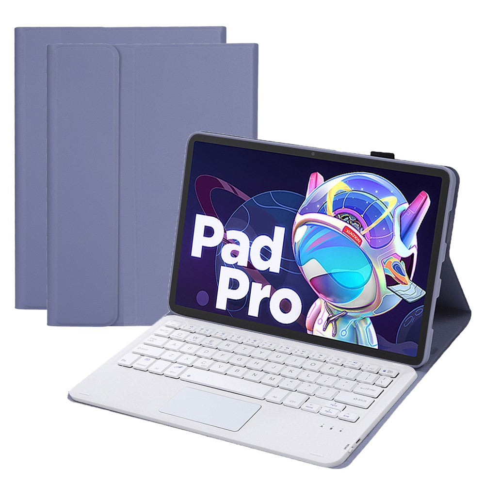 AM18-A til Lenovo Pad Pro 2022 11.2-tommer Aftageligt Bluetooth-kompatibelt Tastaturetui med TouchPad Anti-ridse Beskyttelsesetui