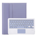 A10B-A til iPad (2025) / 10.9 (2022) Pen Slot Design Læder + TPU Tablet Beskyttelsesstandcover med Touchpad Bluetooth-tastatur