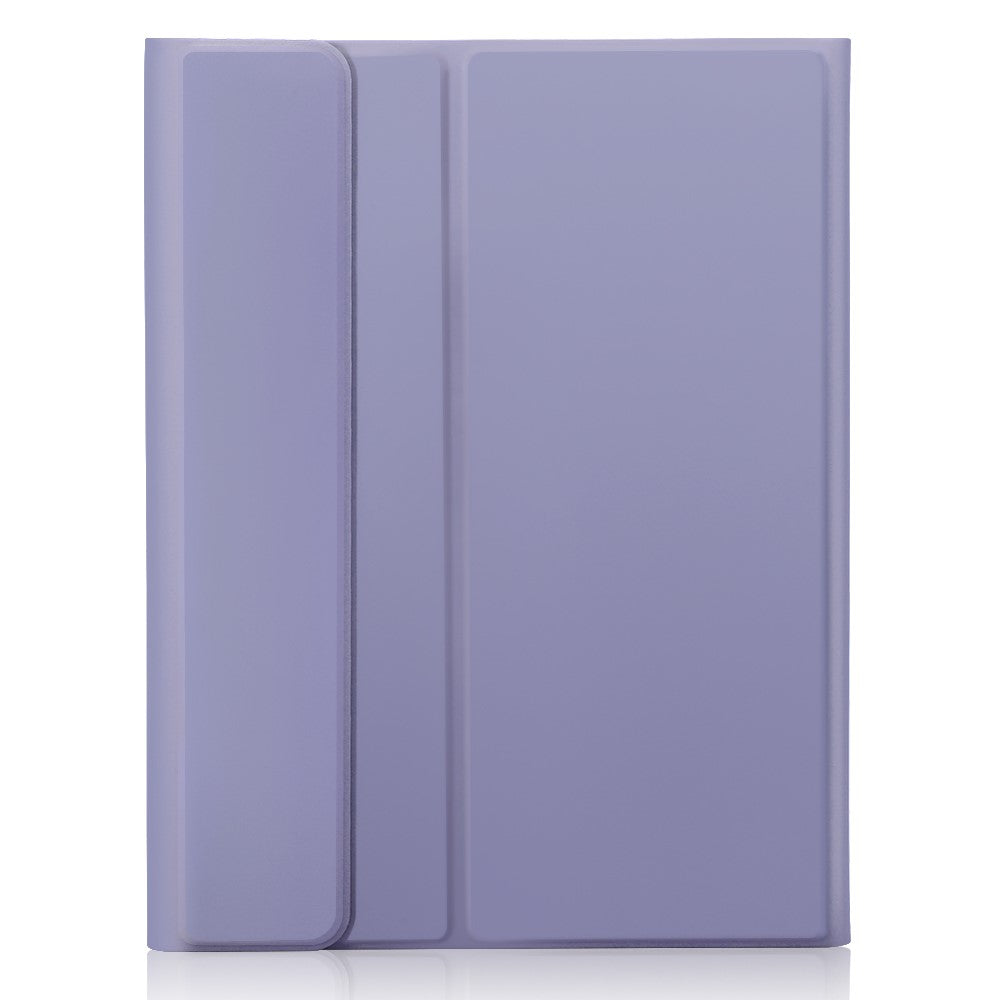 A10B-A til iPad (2025) / 10.9 (2022) Pen Slot Design Læder + TPU Tablet Beskyttelsesstandcover med Touchpad Bluetooth-tastatur