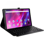 Til Lenovo Tab P11 / Tab P11 Plus PU læder tablet etui stander anti-fald beskyttende tablet cover med Bluetooth-kompatibelt tastatur