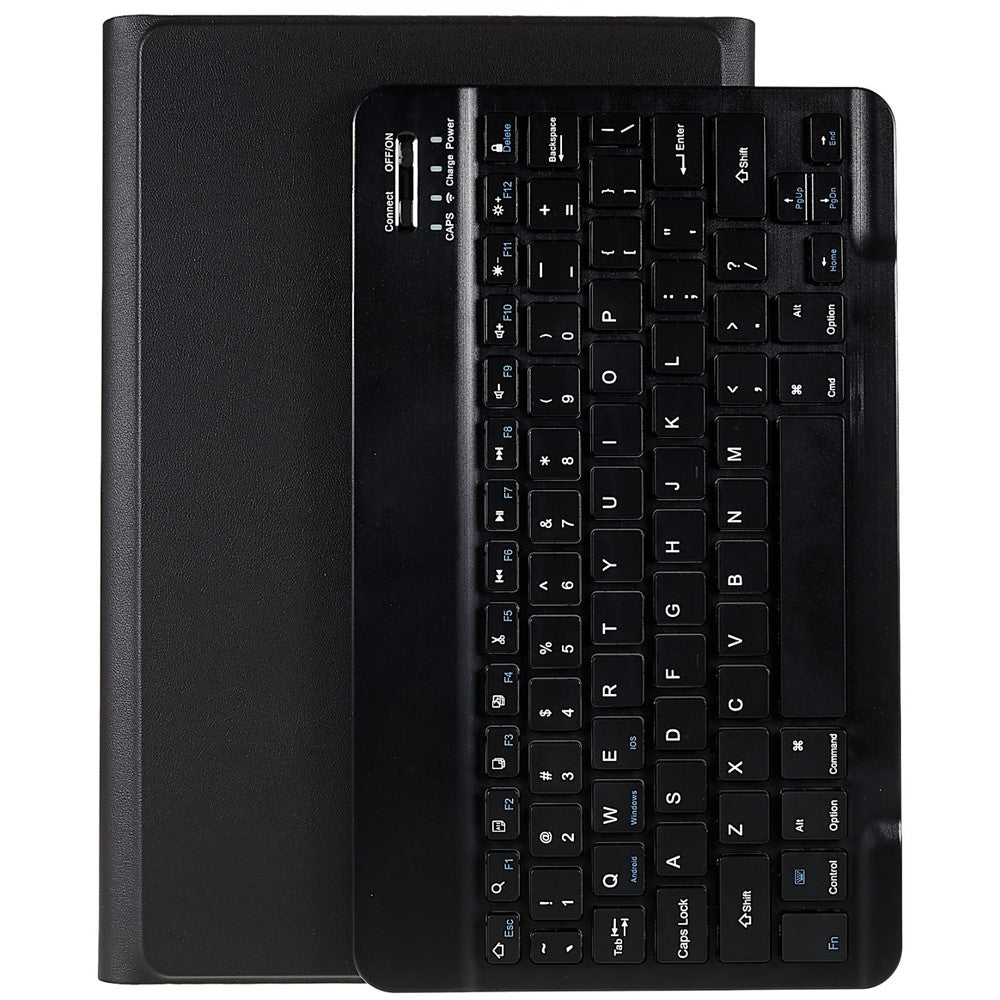 Til Lenovo Tab P11 / Tab P11 Plus PU læder tablet etui stander anti-fald beskyttende tablet cover med Bluetooth-kompatibelt tastatur
