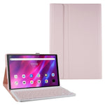 Til Lenovo Tab P11 / Tab P11 Plus PU læder tablet etui stander anti-fald beskyttende tablet cover med Bluetooth-kompatibelt tastatur