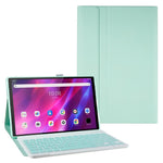 Til Lenovo Tab P11 / Tab P11 Plus PU læder tablet etui stander anti-fald beskyttende tablet cover med Bluetooth-kompatibelt tastatur