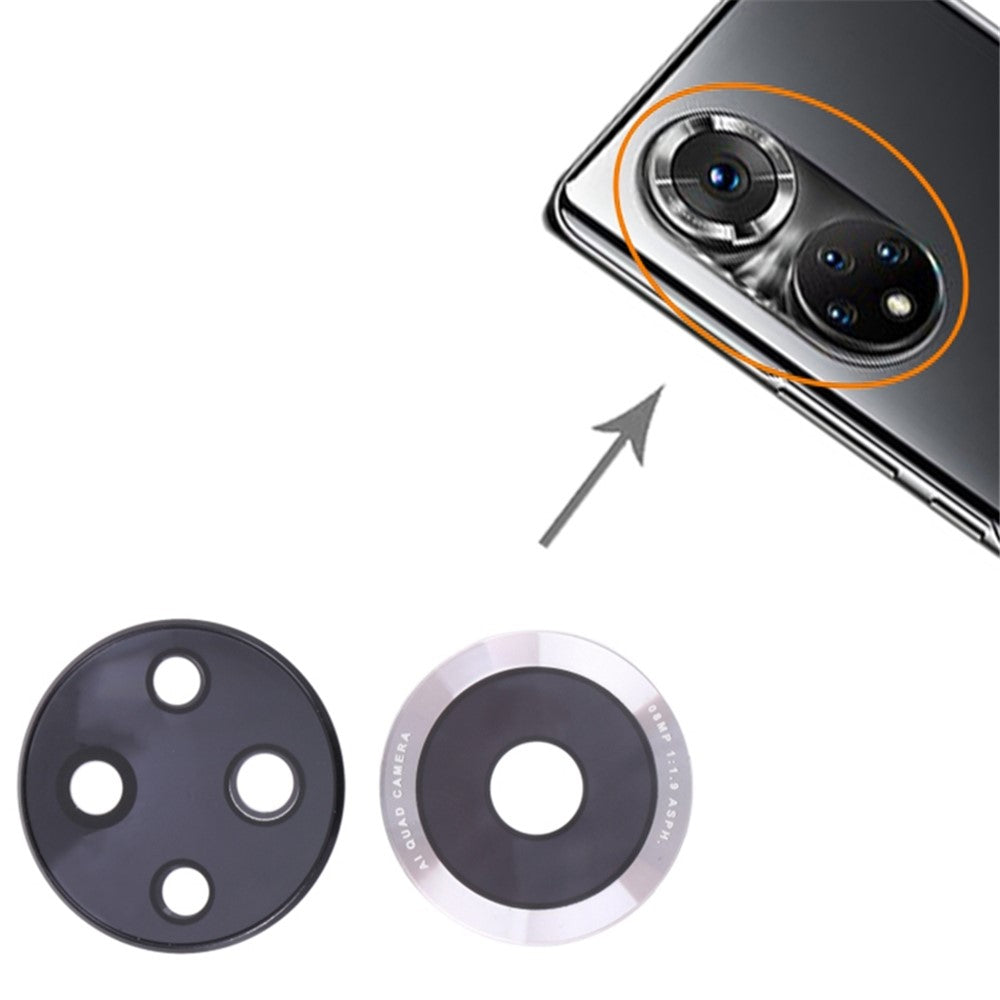 For Honor 50 / 50 Pro Rear Back Camera Lens Cover Replacement Part (without Logo)