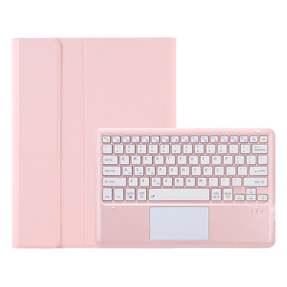 AHV8-A For Honor Pad V8 Pro 12,1-tommer slankt combo-etui med aftageligt Bluetooth-kompatibelt tastatur, multi-touch trackpad PU-læder+TPU standcover