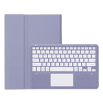 AHV8-A For Honor Pad V8 Pro 12,1-tommer slankt combo-etui med aftageligt Bluetooth-kompatibelt tastatur, multi-touch trackpad PU-læder+TPU standcover