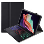 AHC3-AS For Huawei Enjoy Tablet 2 / MatePad C3 10.1 inch / T 10S 10.1 inch / T 10 9.7 inch / Honor Pad 6 10.1-inch / Pad 7 / Pad X8 Tablet Case + Detachable Keyboard with 3 Colour Backlight