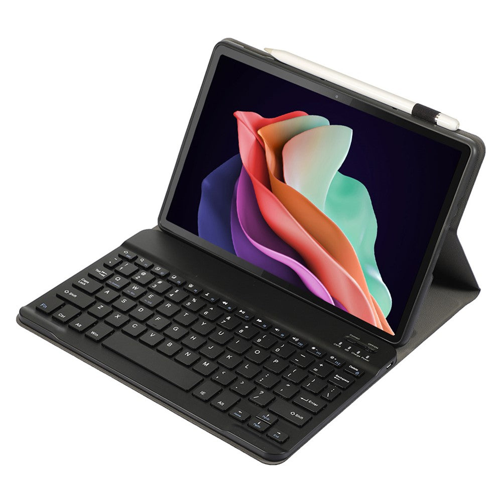 AH13 För Huawei Enjoy Tablet 2 / MatePad C3 10.1 tum / T 10S 10.1 tum / T 10 9.7 tum / Honor Pad 6 10.1 tum / Pad 7 / Pad X8 Slim surfplattefodral med Bluetooth-kompatibelt avtagbart tangentbord