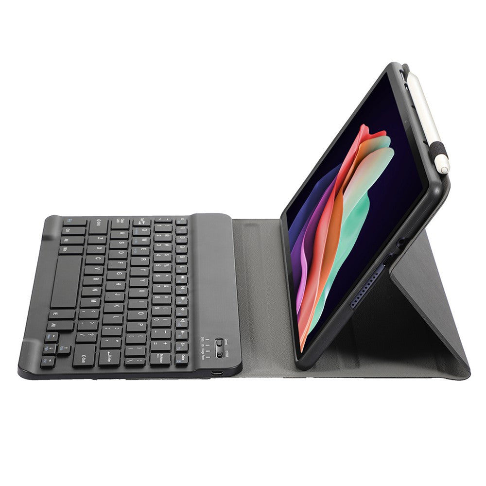AH13 For Huawei Enjoy Tablet 2 / MatePad C3 10.1 inch / T 10S 10.1 inch / T 10 9.7 inch / Honor Pad 6 10.1-inch / Pad 7 / Pad X8 Slim Tablet Case with Bluetooth-compatible Detachable Keyboard
