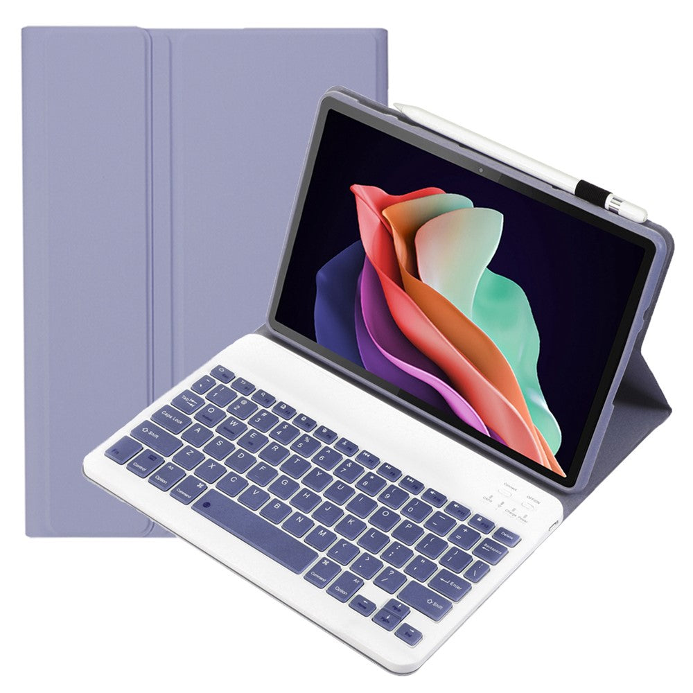 AH13 For Huawei Enjoy Tablet 2 / MatePad C3 10.1 inch / T 10S 10.1 inch / T 10 9.7 inch / Honor Pad 6 10.1-inch / Pad 7 / Pad X8 Slim Tablet Case with Bluetooth-compatible Detachable Keyboard