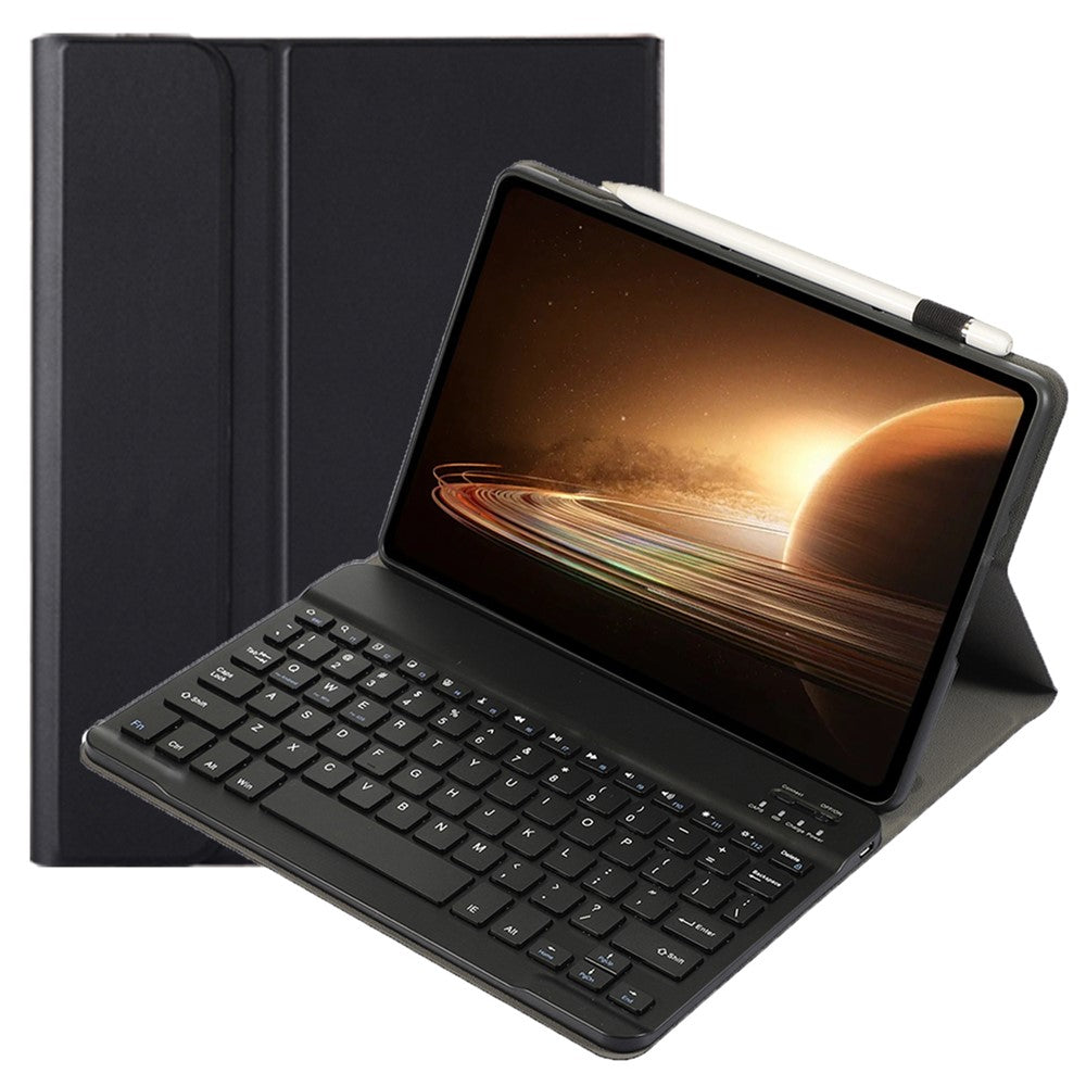 OP13 For Oppo Pad 2 Soft Tablet Case with Bluetooth-compatible Keyboard Stand Leather Cover