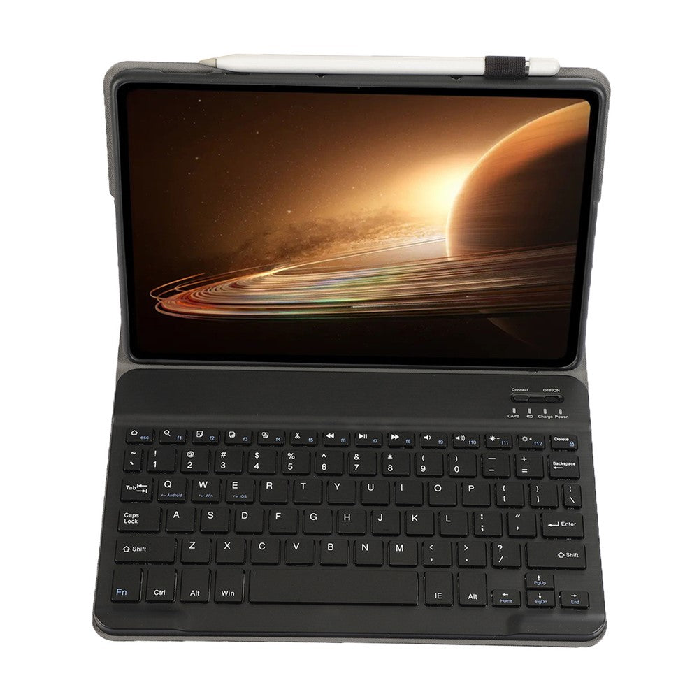 OP13 For Oppo Pad 2 Soft Tablet Case with Bluetooth-compatible Keyboard Stand Leather Cover