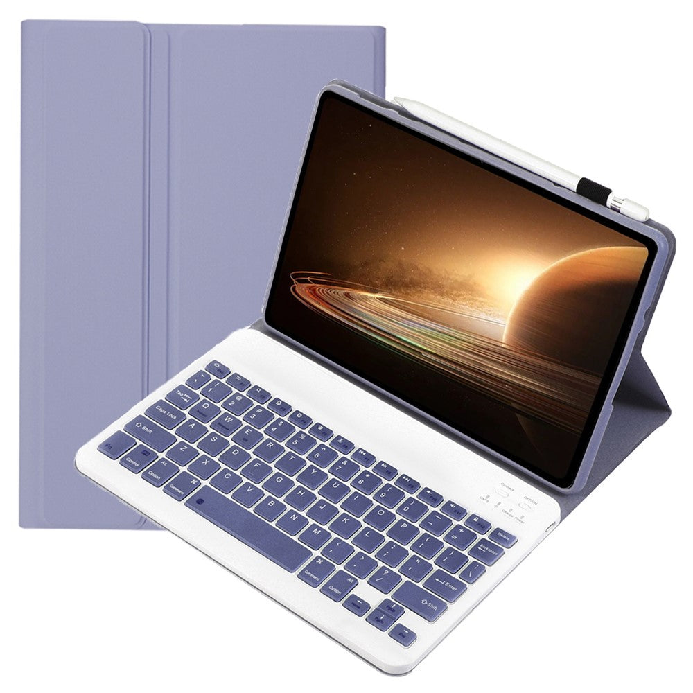 OP13 For Oppo Pad 2 Soft Tablet Case with Bluetooth-compatible Keyboard Stand Leather Cover